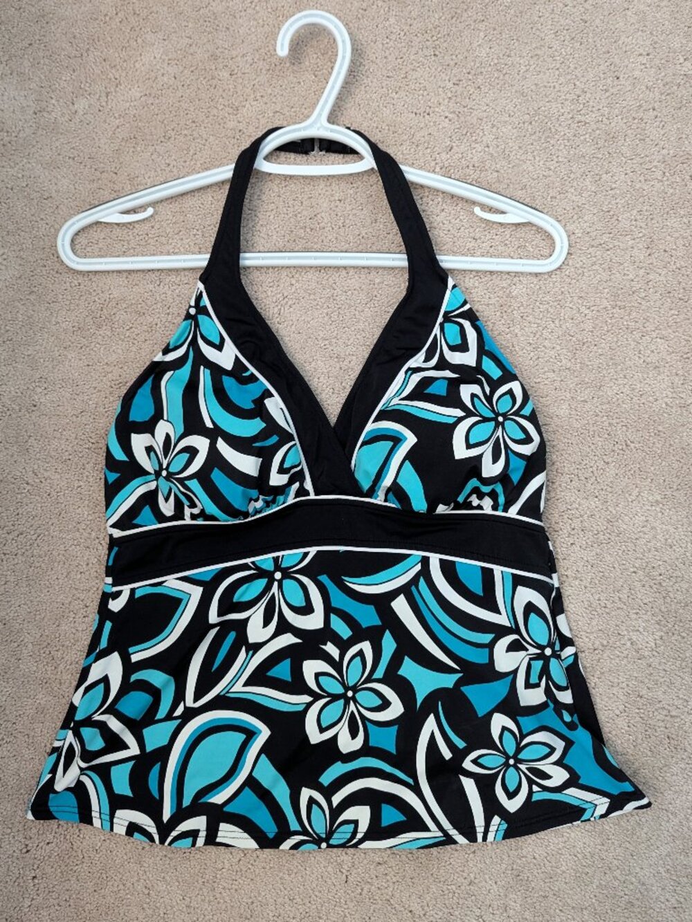 Caribbean Joe Tankini Top - Size 14